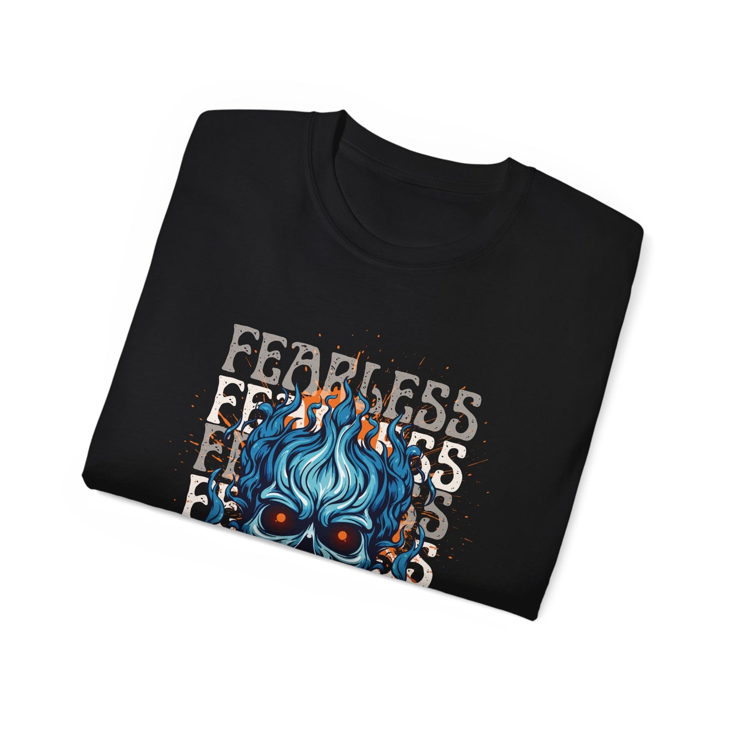 Streetluxes Apparel Fearless Skull Graphic T-Shirt